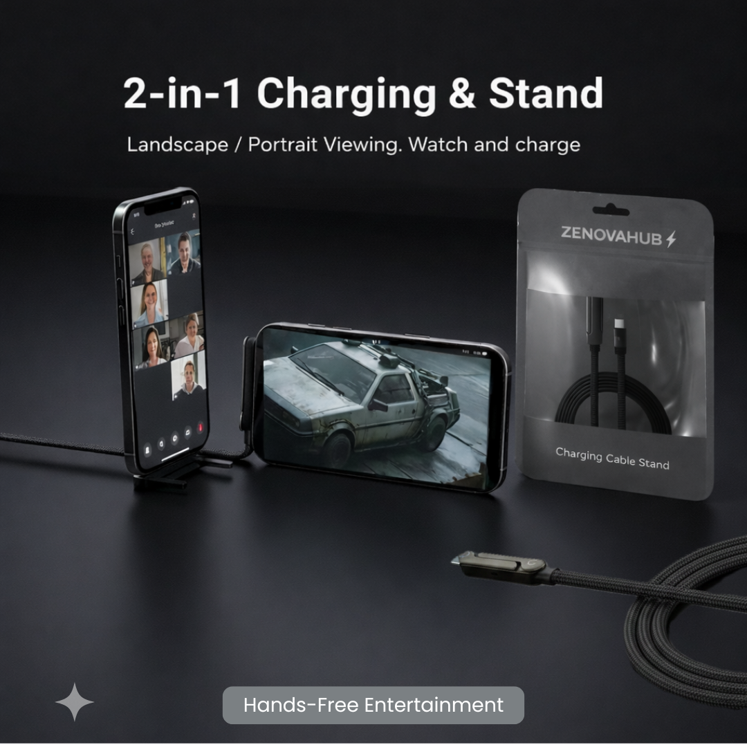 Zenovahub™ Charger cable X Stand